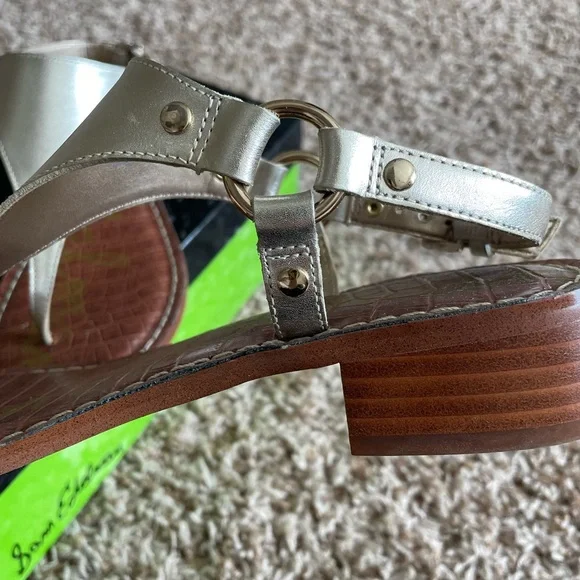 Sam Edelman Gold Women's Sandals - Picture 8 of 9